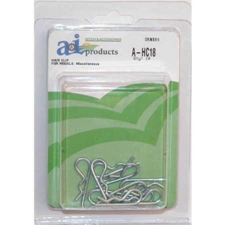 A & I Products Hair Pin Clip (10 pk) 6" x4" x1" A-HPC10